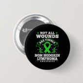 Blutkrebs-Geschenk Non-Hodgkin-Lymphom-Bewusstsein Button (Vorne & Hinten)