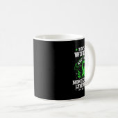 Blutkrebs Geschenk Non-Hodgkin-Lymphom Bewusstsein Kaffeetasse (VorderseiteRechts)