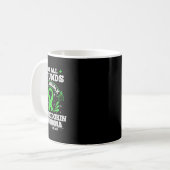 Blutkrebs Geschenk Non-Hodgkin-Lymphom Bewusstsein Kaffeetasse (Vorderseite Links)