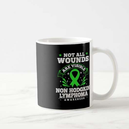 Blutkrebs Geschenk Non-Hodgkin-Lymphom Bewusstsein Kaffeetasse (Rechts)