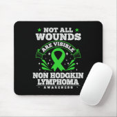Blutkrebs Geschenk Non-Hodgkin-Lymphom Bewusstsein Mousepad (Mit Mouse)