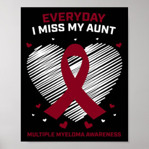 Blutkrebs In Erinnerung an meine Tante Multiples M Poster