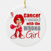 Blutkrebs mit falscher Girl.png Keramik Ornament (Hinten)