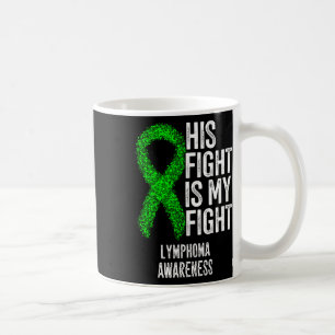 Blutkrebs Sein Kampf ist mein Kampf Lymphom-Bewuss Kaffeetasse