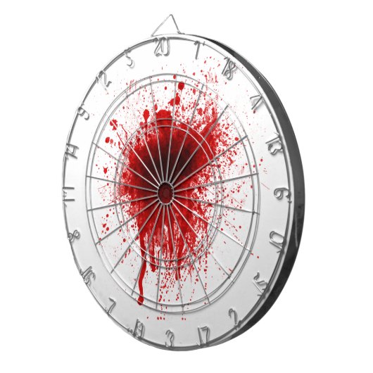 Blutkrebs-Spritzer realistisch Dartscheibe (Vorderseite rechts)