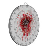 Blutkrebs-Spritzer realistisch Dartscheibe (Vorderseite Links)