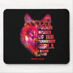 Blutkrebs-Wolf Mutter härteste Mädchen Kriegerin Mousepad