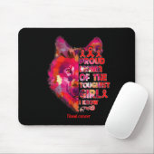 Blutkrebs Wolfsmutter Toughste Mädchen Kriegerin Mousepad (Mit Mouse)