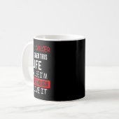 Blutkrebsbewusstsein 1 kaffeetasse (Vorderseite Links)