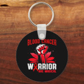 Blutkrebskrieger sind magische Einhorn-rote Ribb Schlüsselanhänger (Rückseite)