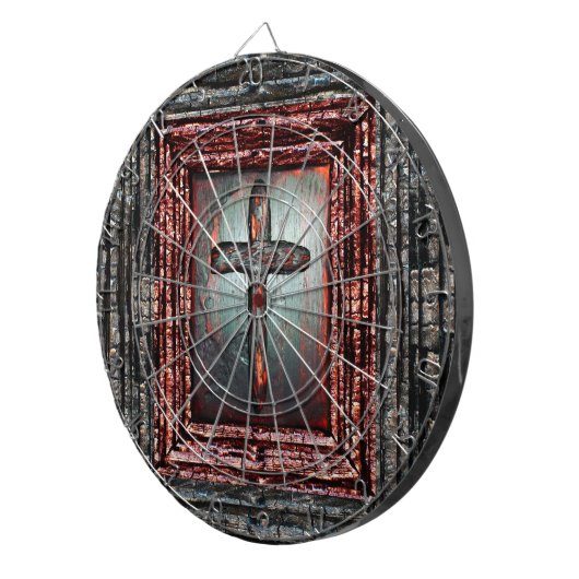 Blutkreuz Dartscheibe (Vorderseite rechts)