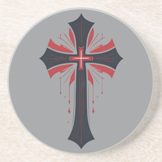 Blutkreuz Getränkeuntersetzer (Vorne)