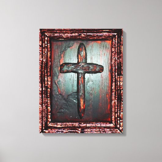 Blutkreuz Leinwanddruck (Vorderseite)