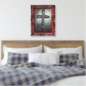 Blutkreuz Leinwanddruck (Insitu (Schlafzimmer))
