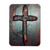 Blutkreuz Magnet (Vertikal)