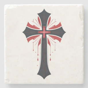 Blutkreuz Steinuntersetzer