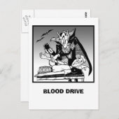 BLUTLAUFWERK POSTKARTE (Vorne/Hinten)