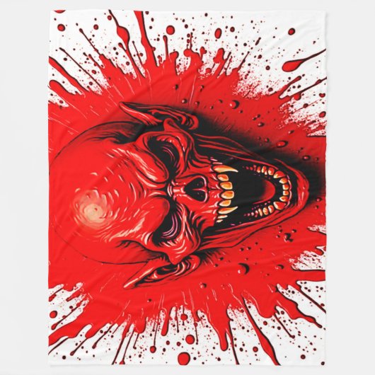 Blutlust: Der Vengeful Vampire Fleecedecke (Vorderseite)