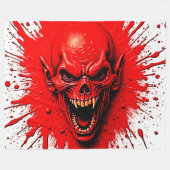 Blutlust: Der Vengeful Vampire Fleecedecke (Vorderseite (Horizontal))