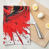 Blutlust: Der Vengeful Vampire Geschirrtuch (Viertel Falte)