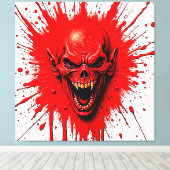 Blutlust: Der Vengeful Vampire Leinwanddruck (Insitu (Holzboden))