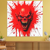 Blutlust: Der Vengeful Vampire Leinwanddruck (Insitu (Wohnzimmer))