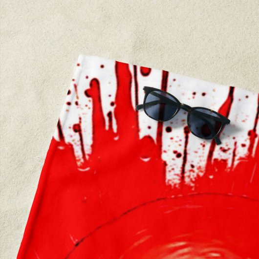 Blutlust: Der Vengeful Vampire Strandtuch (Beispiel)