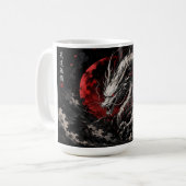 Blutmond-Drache Kaffeetasse (Vorderseite Links)