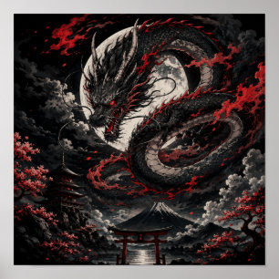 Blutmond-Drache Poster