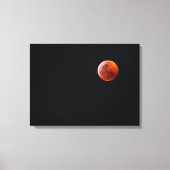 Blutmond-Eclipse | Big Island Hawaii Leinwanddruck (Vorderseite)