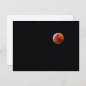 Blutmond-Eclipse | Big Island Hawaii Postkarte (Vorne/Hinten)