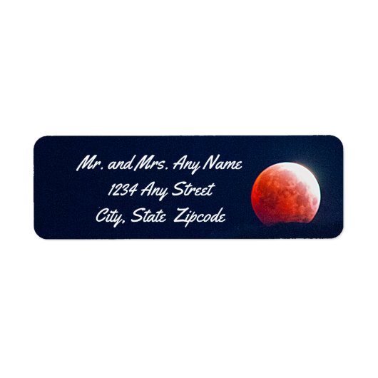 Blutmond Lunar Eclipse (Vorne)