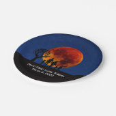 Blutmond Mondfinsternis 2026 Pappteller (Schrägansicht)