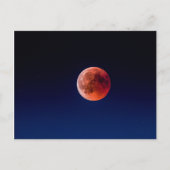 Blutmond-Mondfisch-Eclipse (Schweiz) Postkarte (Vorderseite)