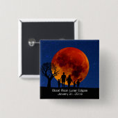 Blutmond-Mondflugbahn 2018 Button (Vorne & Hinten)