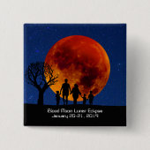 Blutmond-Mondflugbahn 2019 Button (Vorderseite)