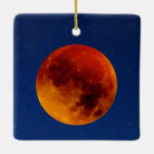 Blutmond-Mondflugbahn 2019 Keramikornament (Rückseite)