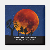 Blutmond-Mondflugbahn 2019 Magnet (Vorne)