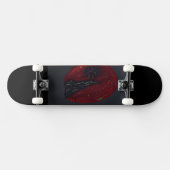 Blutmond-Nacht-Skateboard Skateboard (Horizontal)