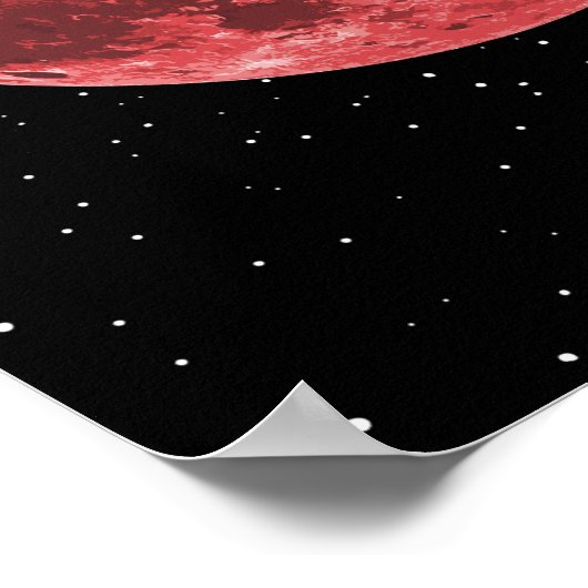 Blutmond Poster (Ecke)