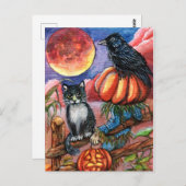 Blutmond Postkarte (Vorne/Hinten)
