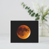 Blutmond Postkarte (Stehend Vorderseite)