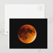 Blutmond Postkarte (Vorne/Hinten)