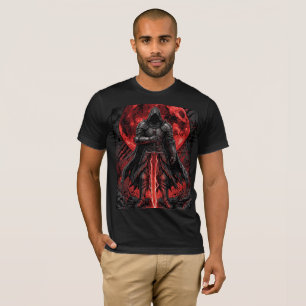 Blutmond-Schattenkrieger-T-Shirt T-Shirt