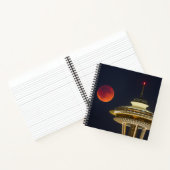Blutmond | Seattle Space Needle Notizblock (Innenseite)