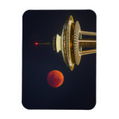 Blutmond | Space Needle Seattle Magnet (Vertikal)