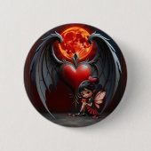 Blutmond Valentinsfee Button (Vorderseite)