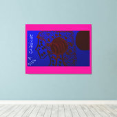 Blutmondprinzessin Leinwanddruck (Insitu (Holzboden))