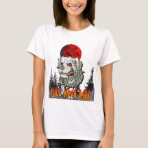 Blutmondrinde - Zombie Hund Halloween-Shirt