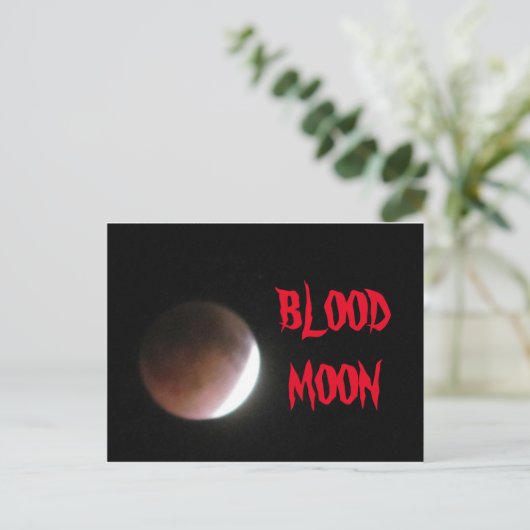 BLUTMOON POSTCARD POSTKARTE (Stehend Vorderseite)